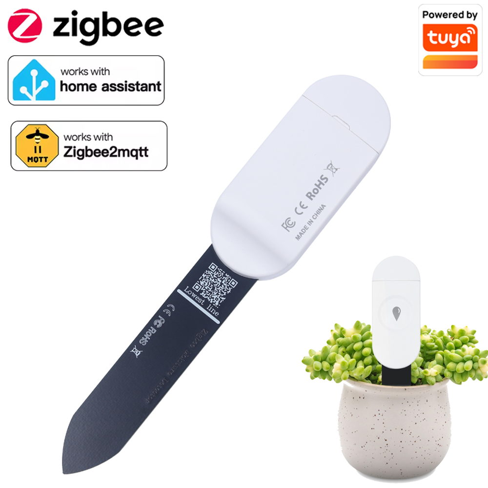 Smart Garden Moisture Sensor - Tuya Zigbee 온도 습도 수분 감지기