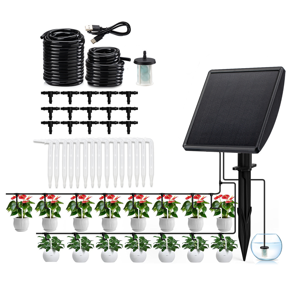 Smart Garden Watering System - 태양광 자동 드립 관수 펌프 스마트