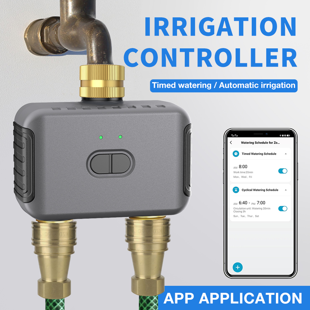Gardena Smart Irrigation Control - Tuya 2 구역 급수 타이머 정원