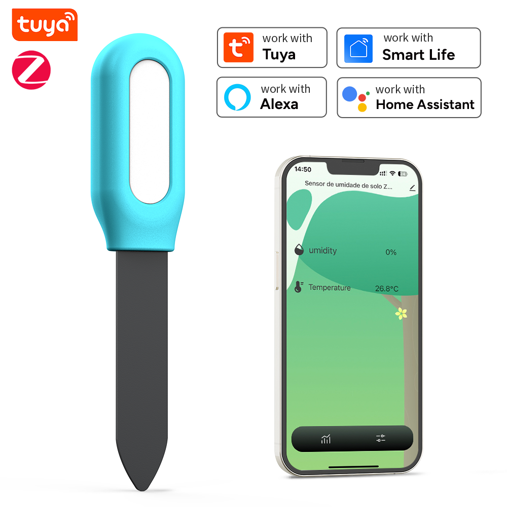 Smart Garden Moisture Sensor - Tuya Zigbee 토양 센서 습도 온도