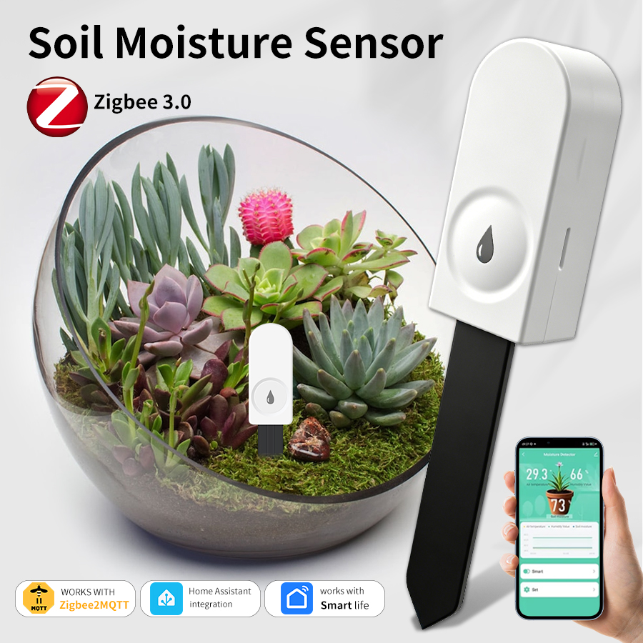 스마트 지그비 토양 수분 센서 온도 습도 측정기 온습도 - Smart Garden Moisture Sensor 리뷰 및 가격