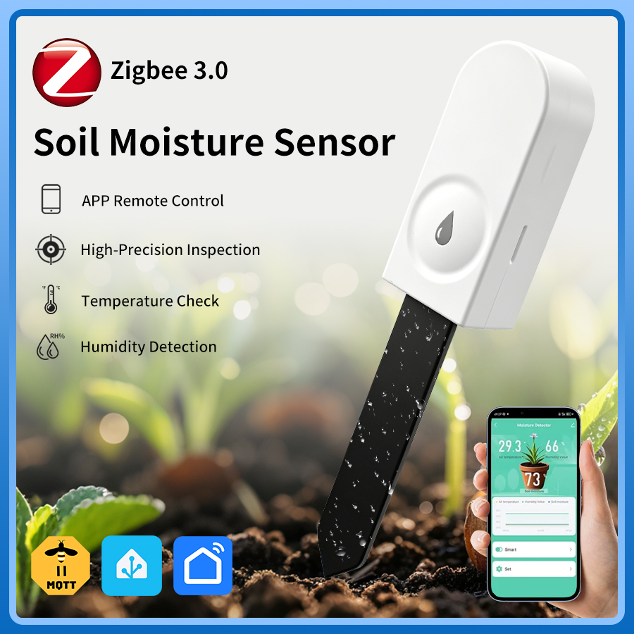 Zigbee 3.0 스마트 토양 수분 센서 토양 테스터 - Smart Garden Moisture Sensor 리뷰 및 가격