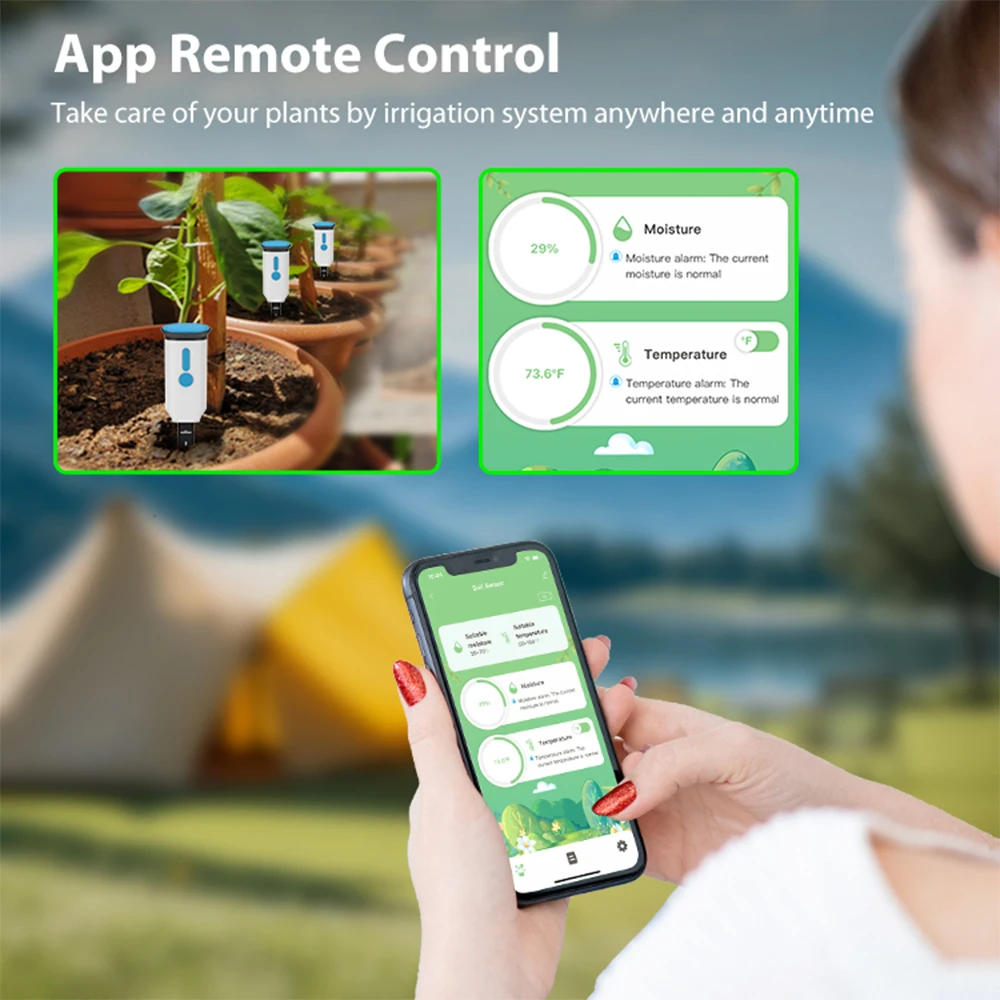 Haozee Tuya 스마트 WiFi 토양 수분 센서  - Smart Garden Moisture Sensor 리뷰 및 가격