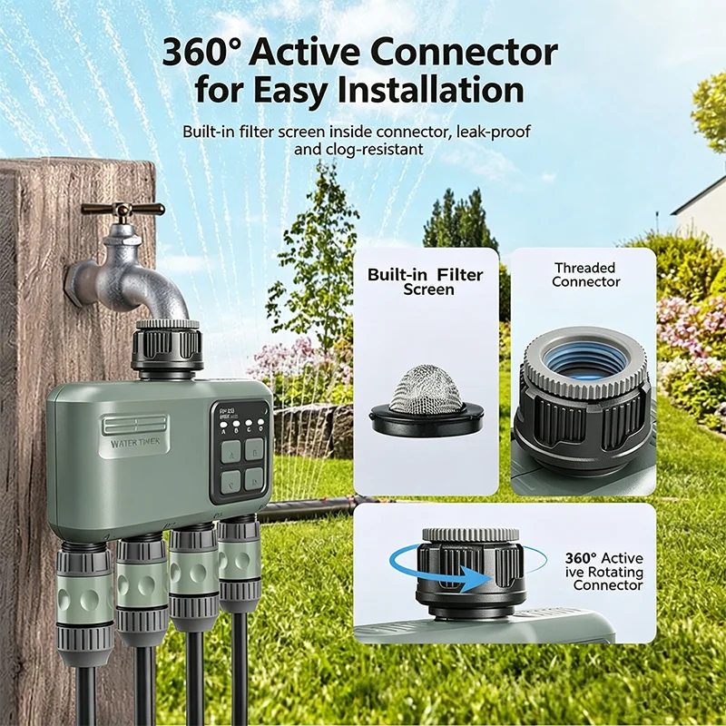 식물 자동 급수 시스템 WiFi 스마트 타이머 RF43 - Gardena Smart Irrigation Control 리뷰 및 가격
