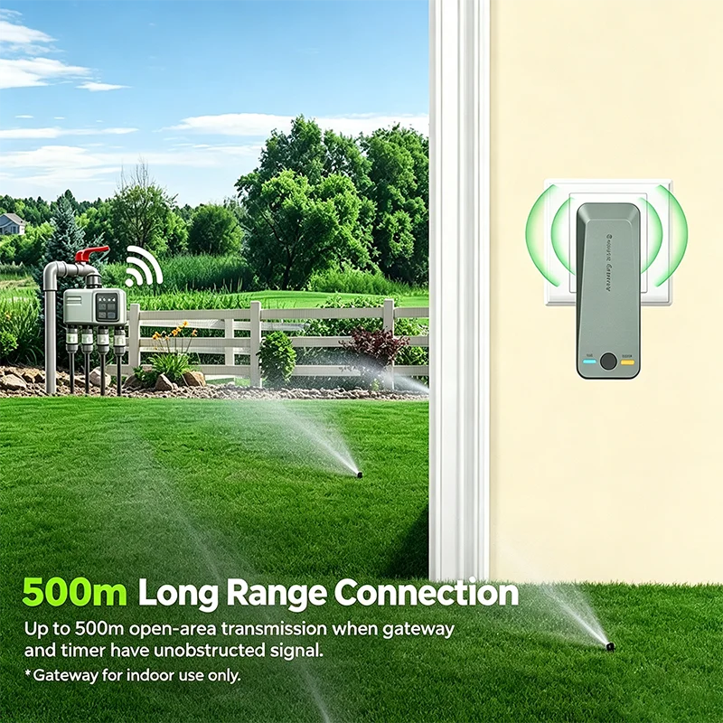 식물 자동 급수 시스템 WiFi 스마트 타이머 RF43 - Gardena Smart Irrigation Control 리뷰 및 가격