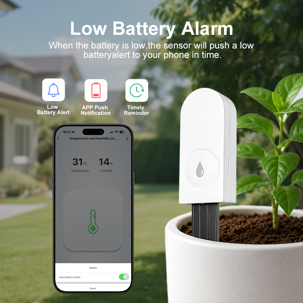 Zigbee 3.0 토양 수분 센서 온도 및 습도 온습 - Smart Garden Moisture Sensor 리뷰 및 가격