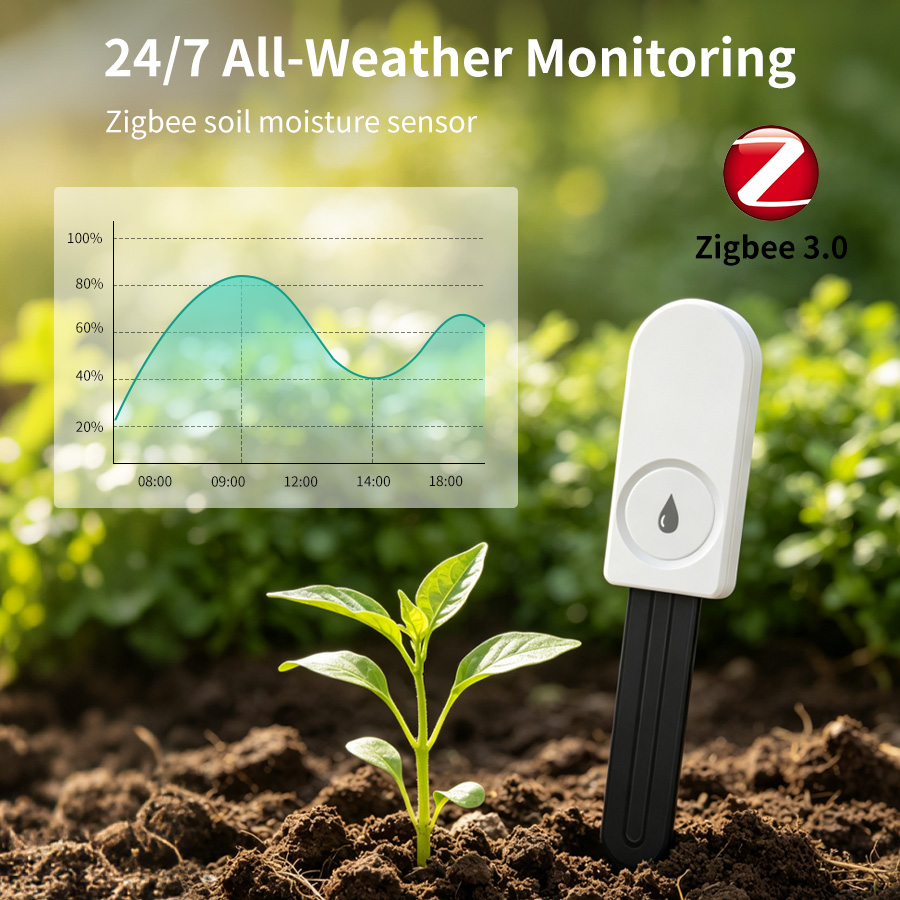 Tuya Zigbee3.0 토양 수분 센서 온도 습도  - Smart Garden Moisture Sensor 리뷰 및 가격