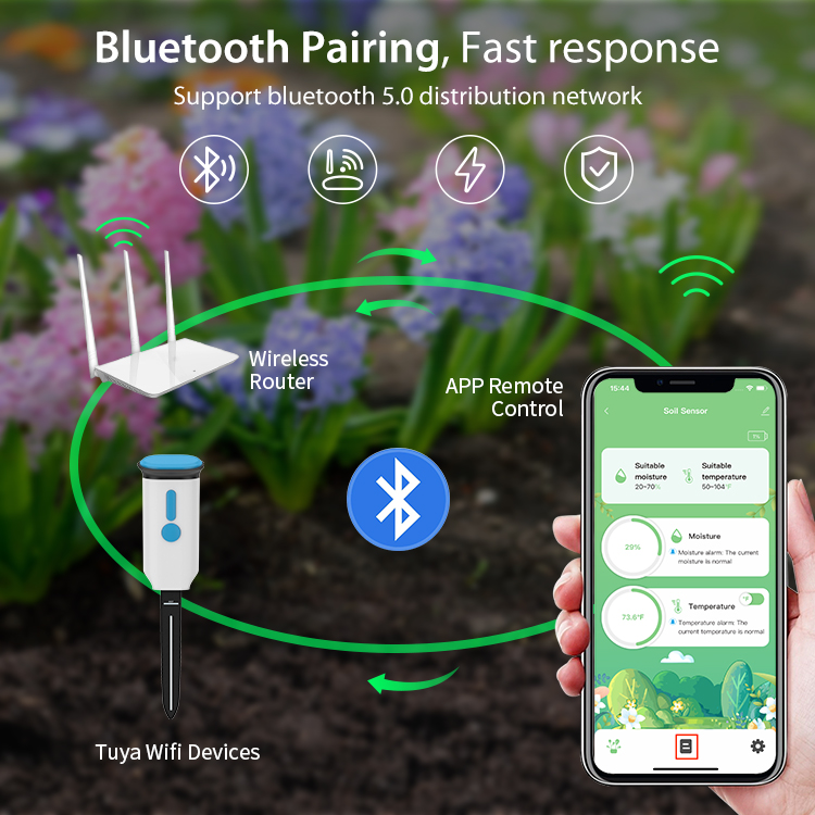 Tuya 스마트 토양 수분 센서 WiFi 및 블루투스  - Smart Garden Moisture Sensor 리뷰 및 가격