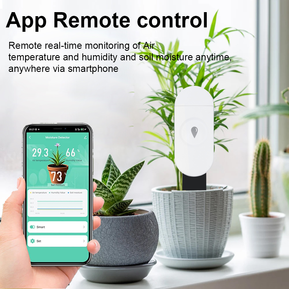 Tuya Zigbee 온도 습도 수분 감지기 스마트 토 - Smart Garden Moisture Sensor 리뷰 및 가격