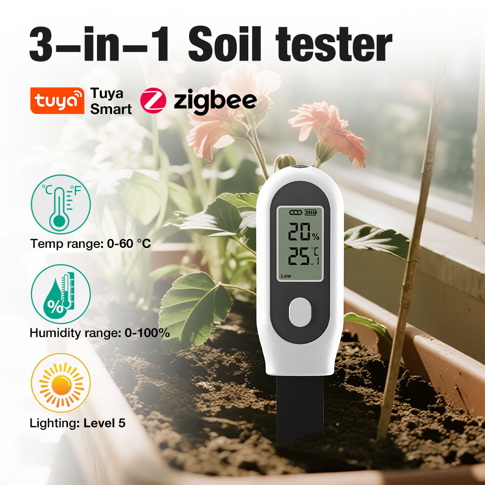 3 in 1 토양 테스터 지그비 스마트 토양 센서 토양 - Smart Garden Moisture Sensor 리뷰 및 가격