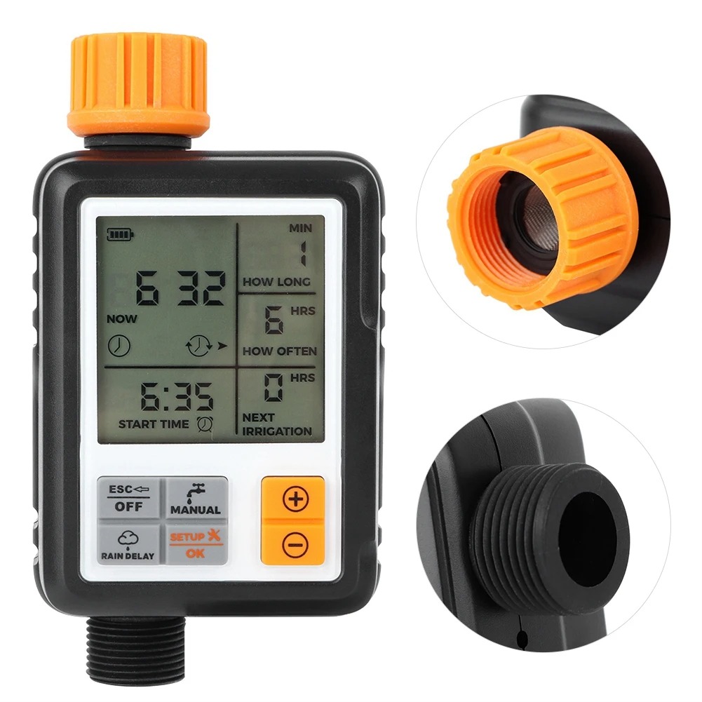 전자식 정원 물 타이머, 자동 스마트 대형 LCD 디스 - Gardena Smart Irrigation Control 리뷰 및 가격