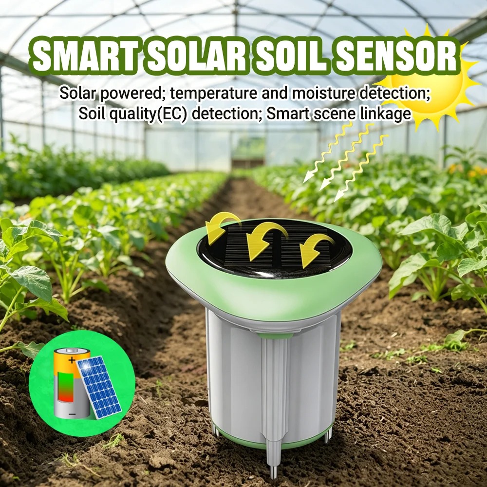 스마트 와이파이 태양광 토양 테스터 수분 온도 습도 센 - Smart Garden Moisture Sensor 리뷰 및 가격
