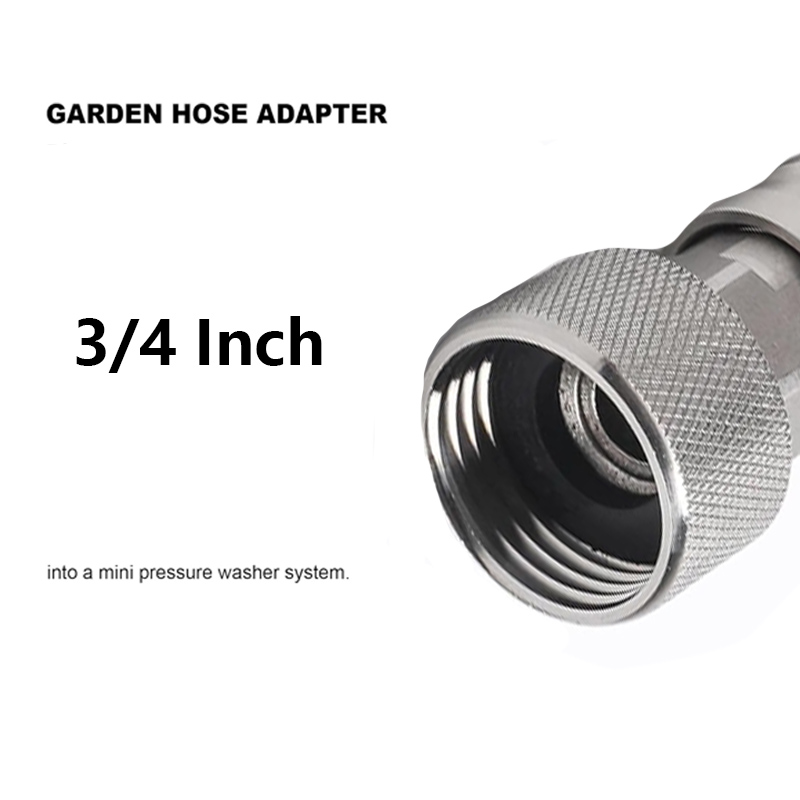 정원 호스-고압 세척기 어댑터 3/4 GHT-1/4 퀵 - Smart Garden Hub 리뷰 및 가격