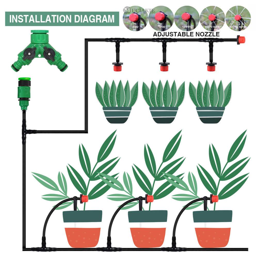 정원 온실 가정용 자동 급수 키트, 야외 스프링클러,  - Smart Garden Watering System 리뷰 및 가격