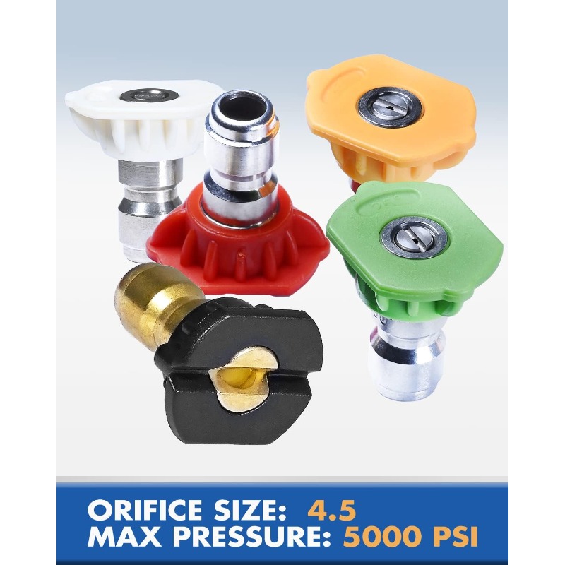 5개 고압 정원 세척 스프레이 노즐 1/4인치 퀵 커넥 - Smart Garden Hub 리뷰 및 가격
